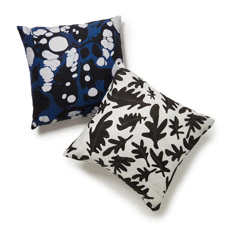 Midnight blue outlet pillows